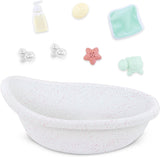 LullaBy – Vasca da bagno per bambole – Set da bagno – Giocattolo da bagno – Accessori per bambole – Giochi acquatici realistici – Bambini 2+
