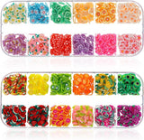 1000 Stk Nagel Obst Scheiben, Nagelkunst Fruchtscheiben Charms Cute Obst-Blumen Charms Set misto Mini 3D Obstscheibe Nail Art Zum Nagelkunst Handy Deko DIY Schleimbasteln Ornament Scrapbooking