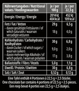 frankonia CHOCOLAT POWER MOTION senza zuccheri aggiunti - Cioccolato bianco croccante ad alto contenuto proteico e a basso contenuto di carboidrati, 90 g