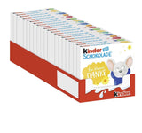 Kinder Chocolate (20 x 50 g) - Regalo di San Valentino per lui e per lei, dolci di Carnevale e Martedì Grasso - Barrette di cioccolato al latte ripiene - 20 confezioni da 4 barrette individuali ciascuna