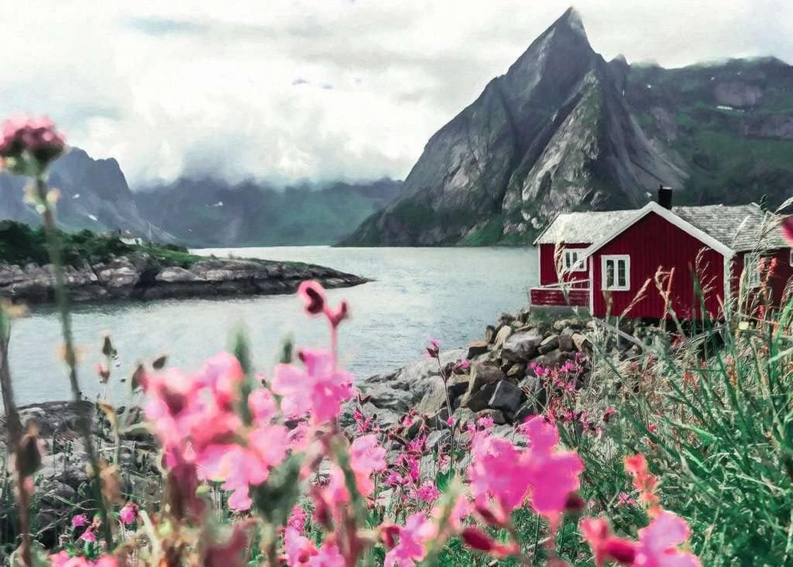 Ravensburger Puzzle Scandinavian Places 16740 - Reine, Lofoten, Norvegia - Puzzle da 1000 pezzi per adulti e bambini sopra i 14 anni Puzzle Naty Shop