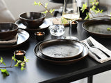 CreaTable, 21249, serie Natura Organic RUSTY, set di stoviglie da 12 pezzi per 4 persone, set di piatti in porcellana, lavabile in lavastoviglie e adatto al microonde, prodotto in Europa