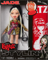 La bambola Bratz Stylin' Jade alla moda in stile maglietta include accessori, un giocattolo per ragazza carino
