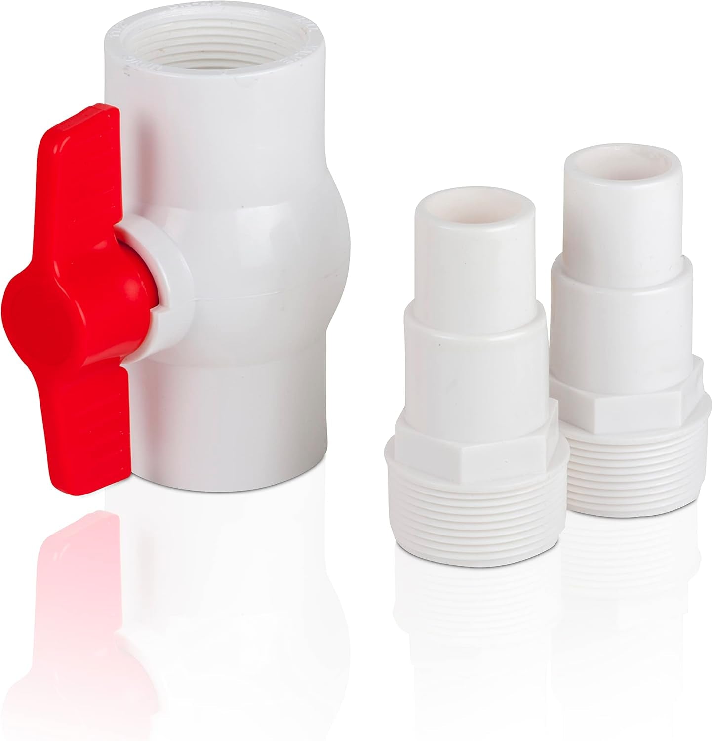 Gre AR512 - Valvola on/off con 2 adattatori per tubi Ø38 e Ø32 mm