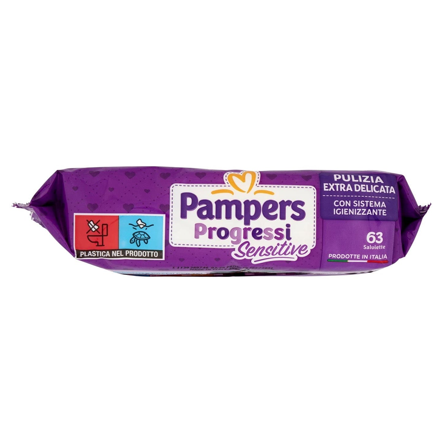 Salviette umidificate PAMPERS Sensen, confezione di ricarica 56