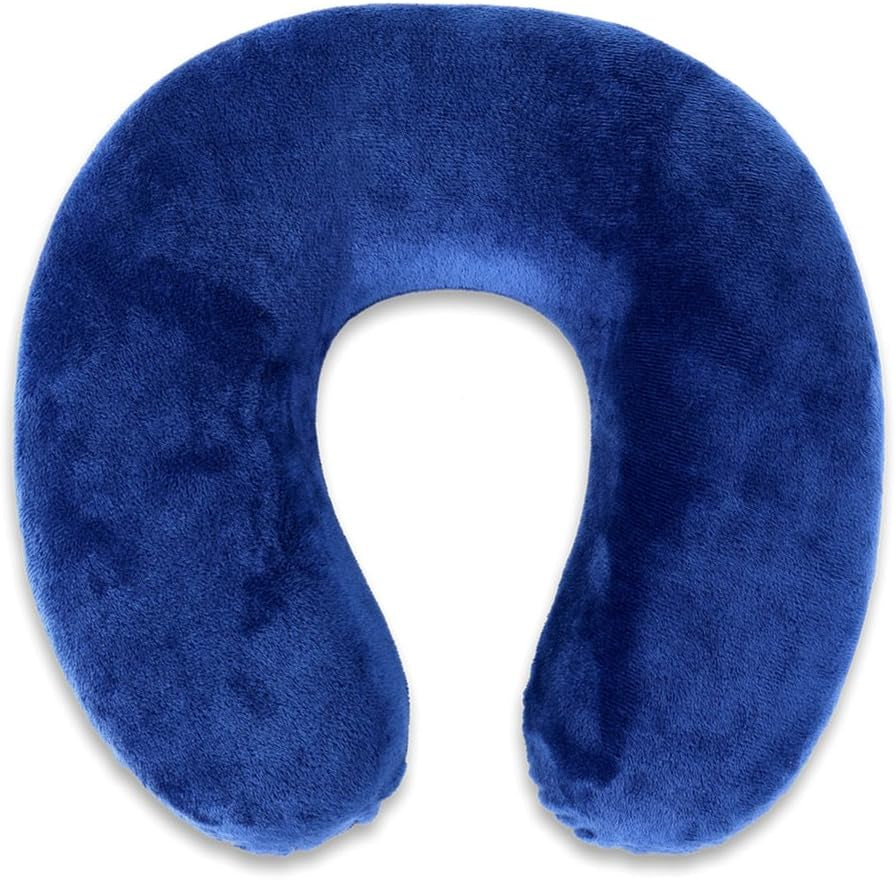 Cuscino per il collo Rocco eK, 4 colori disponibili, Cuscino da viaggio, Cuscino di supporto per il collo, Cuscino di supporto per il collo ortopedico, Memory Foam