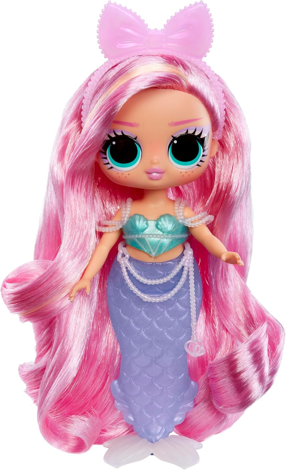 LOL Sorpresa! Tweens - Sirena Lola Waves - Bambola alla moda con coda che cambia colore, pinna mobile e graziosi accessori - Giocattolo per bambini e collezionisti dai 4 anni in su