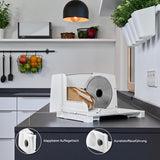 Ritter Markant 05 Tagliapane Elettrico Multifunzione Pieghevole e Affettatrice con Motore Eco Made in Germany Trituratori e Affettatrici Naty Shop