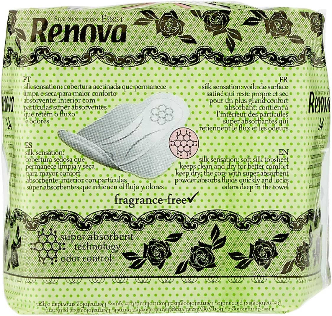 Rinnova i primi impacchi normali con le ali | 14 compresse | Ultra sottile e super assorbente