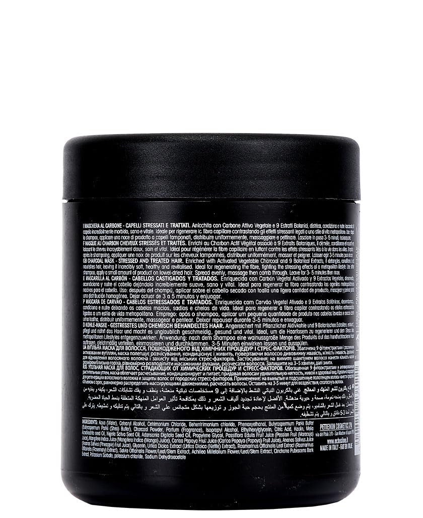 Echosline Karbon 9 Maschera al carbone vegano biologico (1000 ml) Maschera per capelli Naty Shop