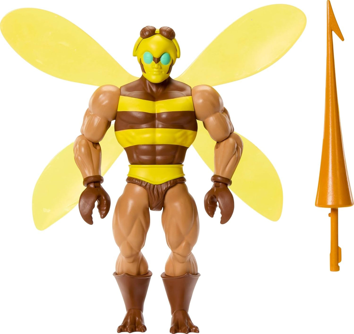 Action Figure Masters of the Universe Origins Buzz-Off della Collezione Cartoon, alta circa 14 cm, da TV anni 80, Bee Leader con ali e occhiali con giavellotto, JBM88 Action figures Naty Shop Titolo predefinito