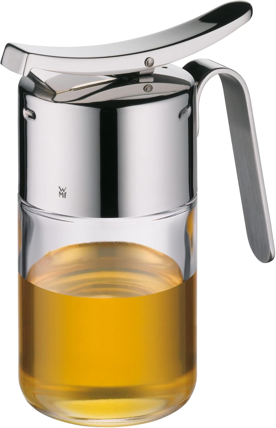 WMF Barista dispenser per sciroppo/miele 240ml, barattolo in vetro e contenitore 1l, altezza 21,5 cm, barattolo con coperchio, contenitore per caffè in grani, barattolo per cereali, barattolo per alimenti con grande apertura Scatole per alimenti Naty Shop