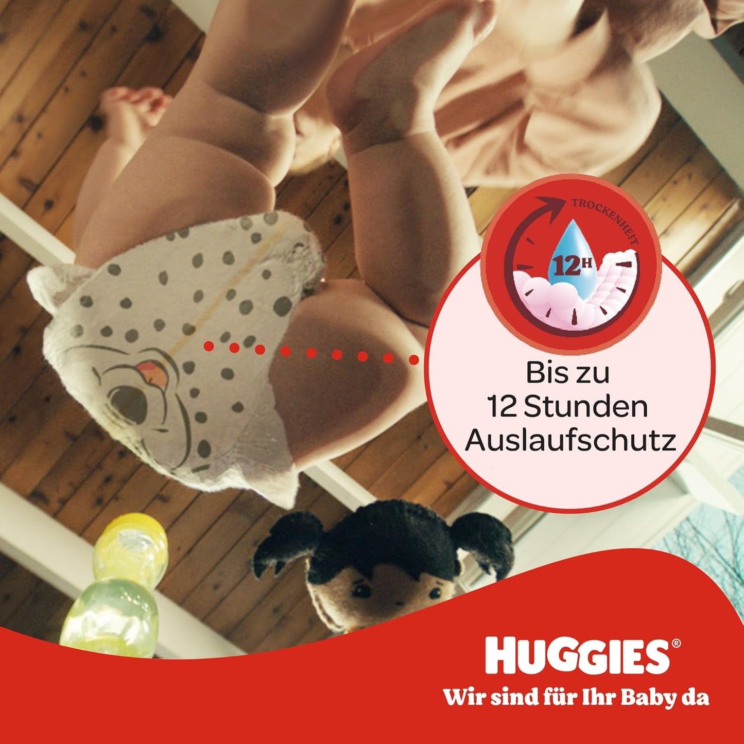 Pannolini per bambini Huggies Little Movers, design Disney, taglia 3, 168 pezzi (3 x 56), scatola mensile