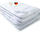 Trapunta 4 stagioni Aqua-Textil 135X200Cm Coperte annodate insieme Inverno 800G Estate 600G Climatizzatore Oeko-Tex Piumini e trapunte Naty Shop 135 X 200 Cm Microfibra estiva leggera