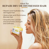 Intea Camomilla - Maschera Capelli Riflessi Biondi - Idrata e nutre i capelli biondi - Maschera Capelli 250 ML Naty Shop