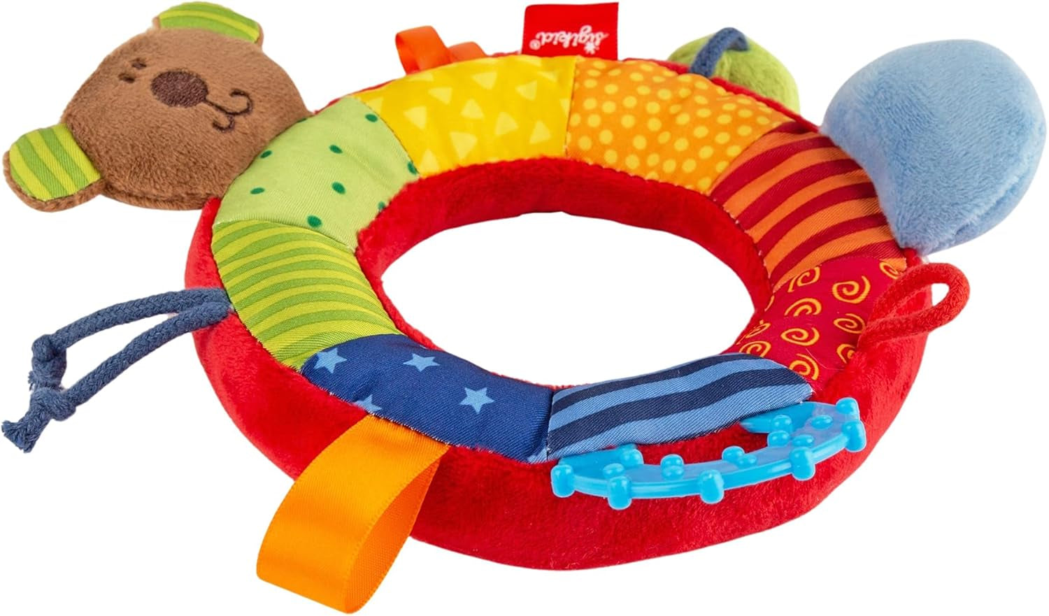SIGIKID 40490 Anello attivo Baby Activity PlayQ Giocattolo per bambine e bambini consigliato per bambini a partire da 3 mesi multicolore Baby Toys Naty Shop