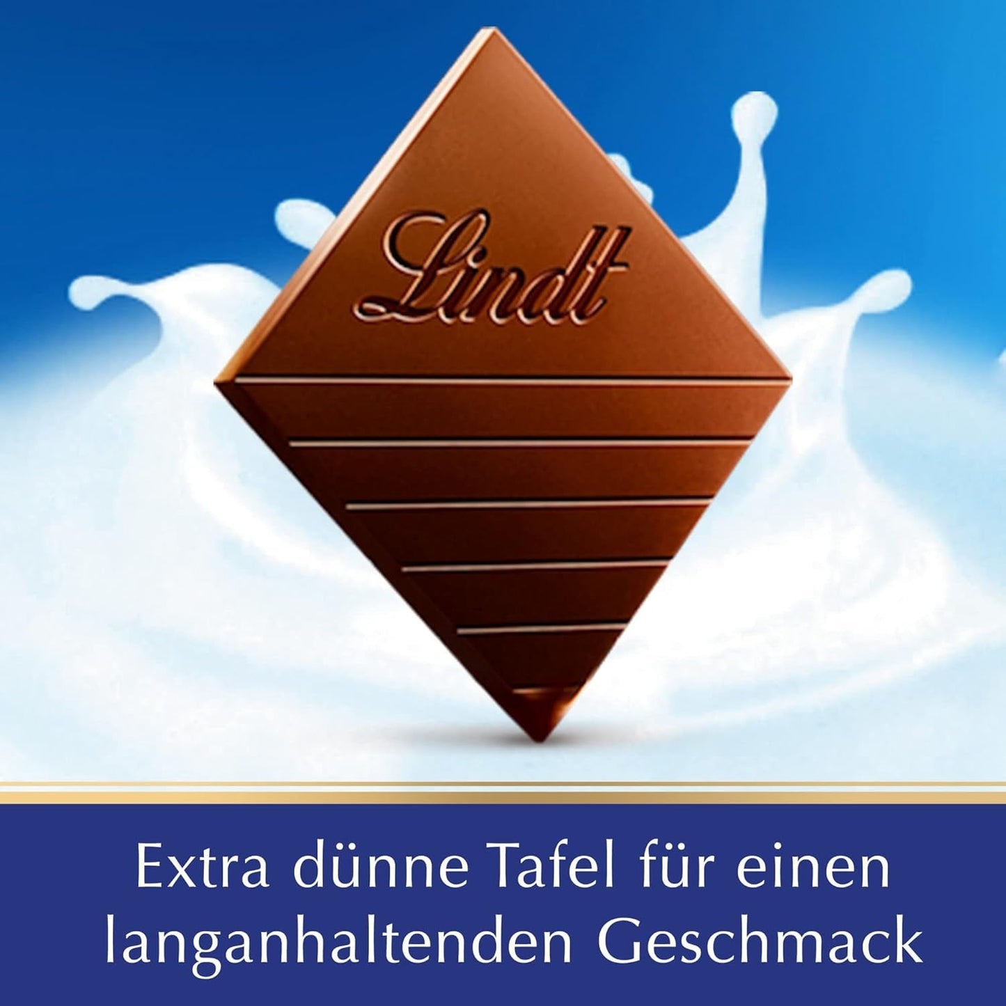 Lindt EXCELLENCE Cioccolato Al Latte Extra Cremoso | Barretta 100g | Cioccolato al latte pregiato e pregiato dal gusto cremoso e lattiginoso | Aroma intenso e persistente | Regalo di cioccolato