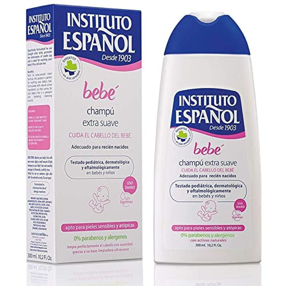 Champu Extra Suave Linea Baby - 300 Ml. Bambini - Bagno e Cura della Pelle Naty Shop 6 pezzi (1 confezione) Aloe Vera