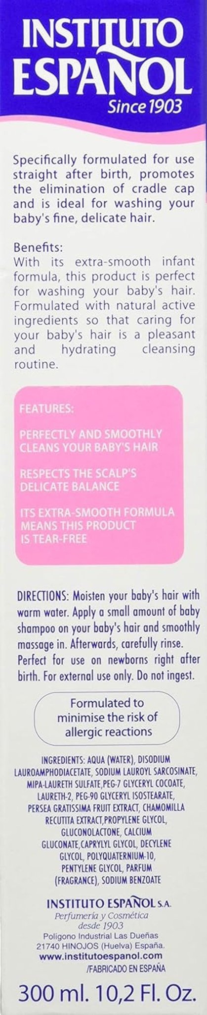 Champu Extra Suave Linea Baby - 300 Ml. Bambini - Negozio Naty per il bagno e la cura della pelle