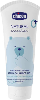 CHICCO NATURAL SENSATION - SET 2: 1 SHAMPOO E BAGNO - NON ESSICCANTE 200 ML, 1 CREMA CAMBIAMENTO 4IN1 100 ML Bambini - Bagno e Cura della Pelle Naty Shop
