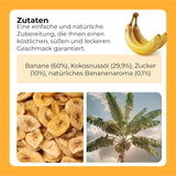 Chips di banana 1 kg | Fette Croccanti di Chips di Banana con Frutta Secca | spuntino sano dal sapore delizioso | Prodotti disidratati Naty Shop