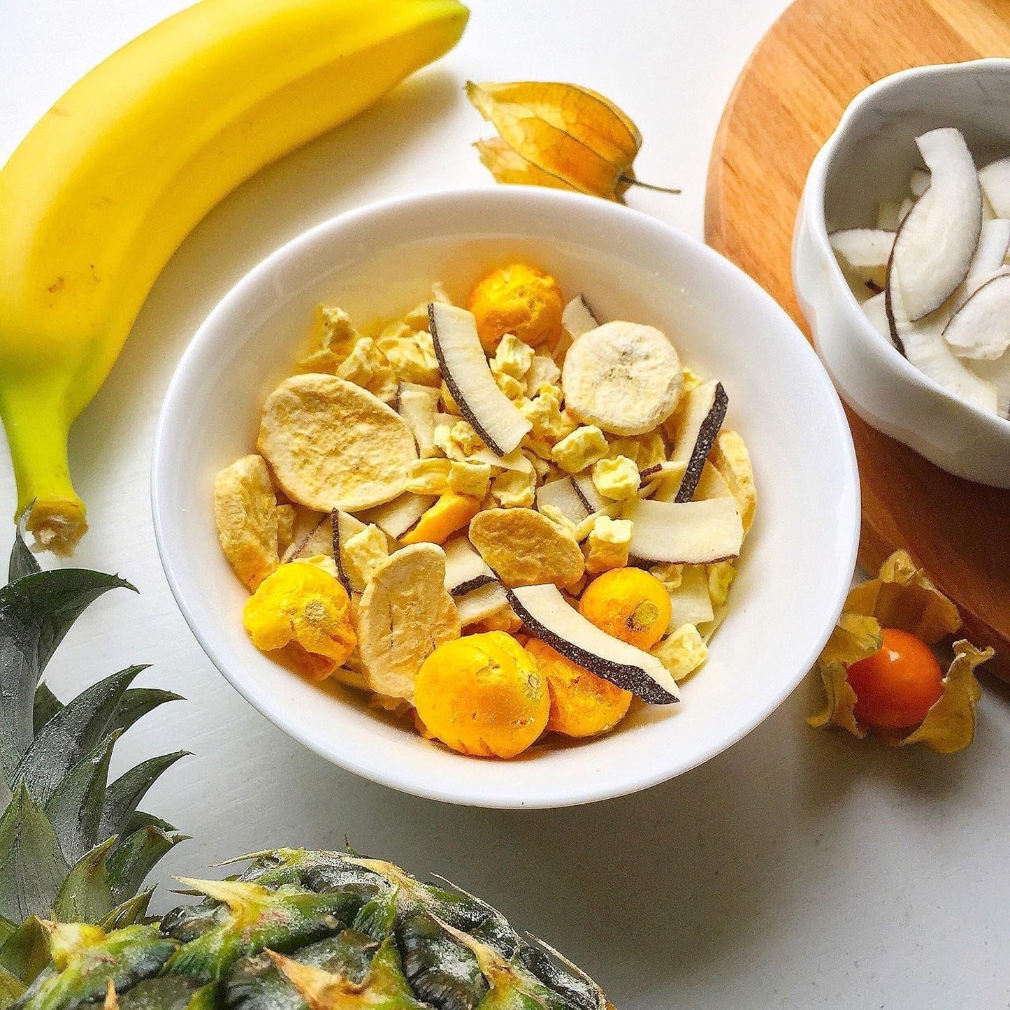 myfruits banana chips (fette di banana), liofilizzata, 100g, senza additivi, 100% banane, frutta liofilizzata senza zuccheri aggiunti Prodotti disidratati Naty Shop