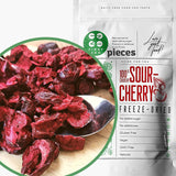 Ciliegie amare liofilizzate | Pezzi di frutta liofilizzata 100% naturale Frutta secca | Ciliegie amare secche | Ciliegie amare liofilizzate | ZingyZoo Naty Shop prodotti disidratati 100G