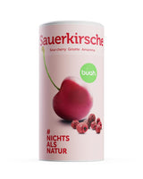 Ciliegie amare liofilizzate BUAH® | Ciliegie amare intere come spuntino o per il muesli | Sostituto ideale per caramelle | Vegano e senza zuccheri aggiunti | 135g Naty Shop prodotti disidratati Titolo predefinito