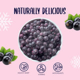 Ribes nero liofilizzato 250g - Frutta liofilizzata - Frutta secca liofilizzata - Ribes nero essiccato per cottura al forno, muesli, decorazione torte, dessert Prodotti disidratati Naty Shop