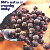 Ribes nero liofilizzato | Ribes essiccato naturale al 100% | Senza zuccheri aggiunti Dolci liofilizzati salutari | Frutta liofilizzata Frutta liofilizzata Prodotti disidratati Naty Shop