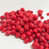 Ribes rosso intero liofilizzato 100g - Frutta liofilizzata - Frutta secca liofilizzata - Ribes rosso per cuocere, decorare torte, snack, muesli, dessert Prodotti disidratati Naty Shop