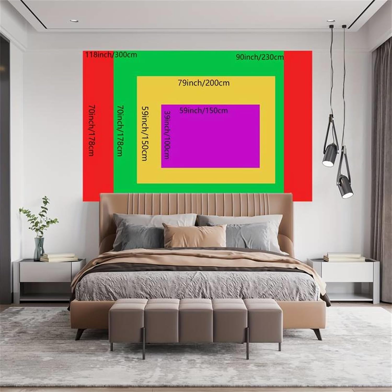 Tappeto Arazzo Foresta Tela Albero Sole Cielo Casa - Accessori e Decorazioni Naty Shop