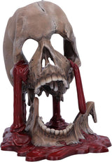 Teschio rinascimentale, 19 cm, resina, nero e oro, motivo barocco dorato, ornamento teschio nero, decorazione gotica, fuso nella migliore resina sintetica, dipinto a mano da esperti Naty Shop Statuette e Sculture Marrone 16,5 cm
