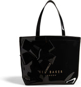 Ted Baker Nikicon Borsa shopper con fiocco in vinile da donna Donna Naty Shop Nero