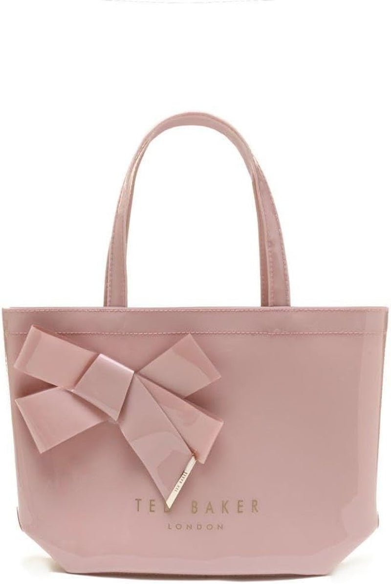 Ted Baker Nikicon Borsa shopper con fiocco in vinile da donna Donna Naty Shop Rosa