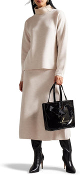 Ted Baker Nikicon Vinyl Bow Shopper Borse da donna Donna Naty Shop