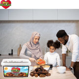 Datteri secchi Bite & Delight - Interi, secchi e naturali - Dolci aromatici - Deliziosi e succosi - Snack di frutta pronti da mangiare - Vegan - Senza zuccheri aggiunti - 1250g Prodotti disidratati Naty Shop