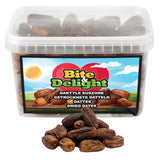 Datteri secchi Bite & Delight - Interi, secchi e naturali - Dolci aromatici - Deliziosi e succosi - Snack di frutta pronto da mangiare - Vegan - Senza zuccheri aggiunti - 1250g Prodotti disidratati Naty Shop 1000 Ml