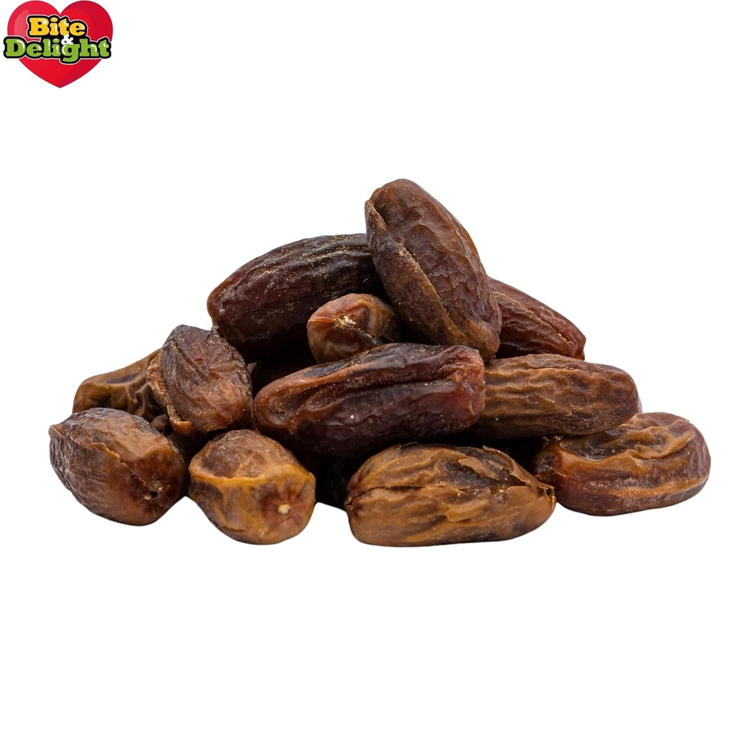 Datteri secchi Bite & Delight - Interi, secchi e naturali - Dolci aromatici - Deliziosi e succosi - Snack di frutta pronti da mangiare - Vegan - Senza zuccheri aggiunti - 1250g Prodotti disidratati Naty Shop