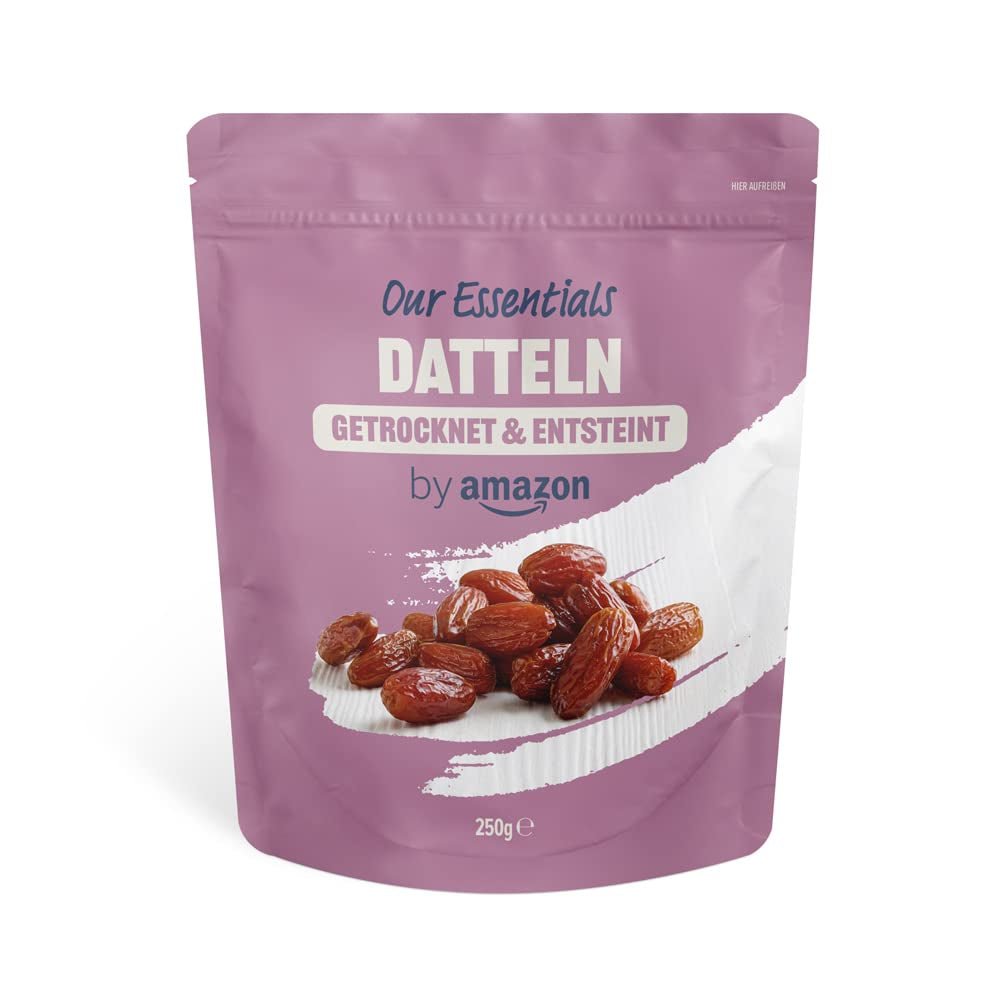 Datteri secchi e senza semi, 250g Naty Shop prodotti disidratati 250 G (1 confezione)
