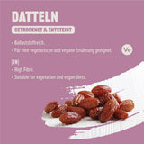 Datteri secchi e senza semi, 250g di prodotti disidratati Naty Shop