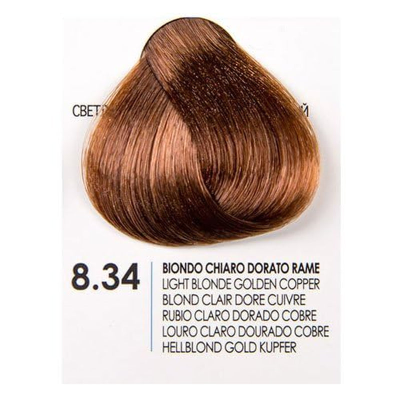 Colore dorato 1.10 Blu nero 100 ml Tintura per capelli Naty Shop 8.34 Biondo chiaro, dorato-rame 100 G (1 confezione)