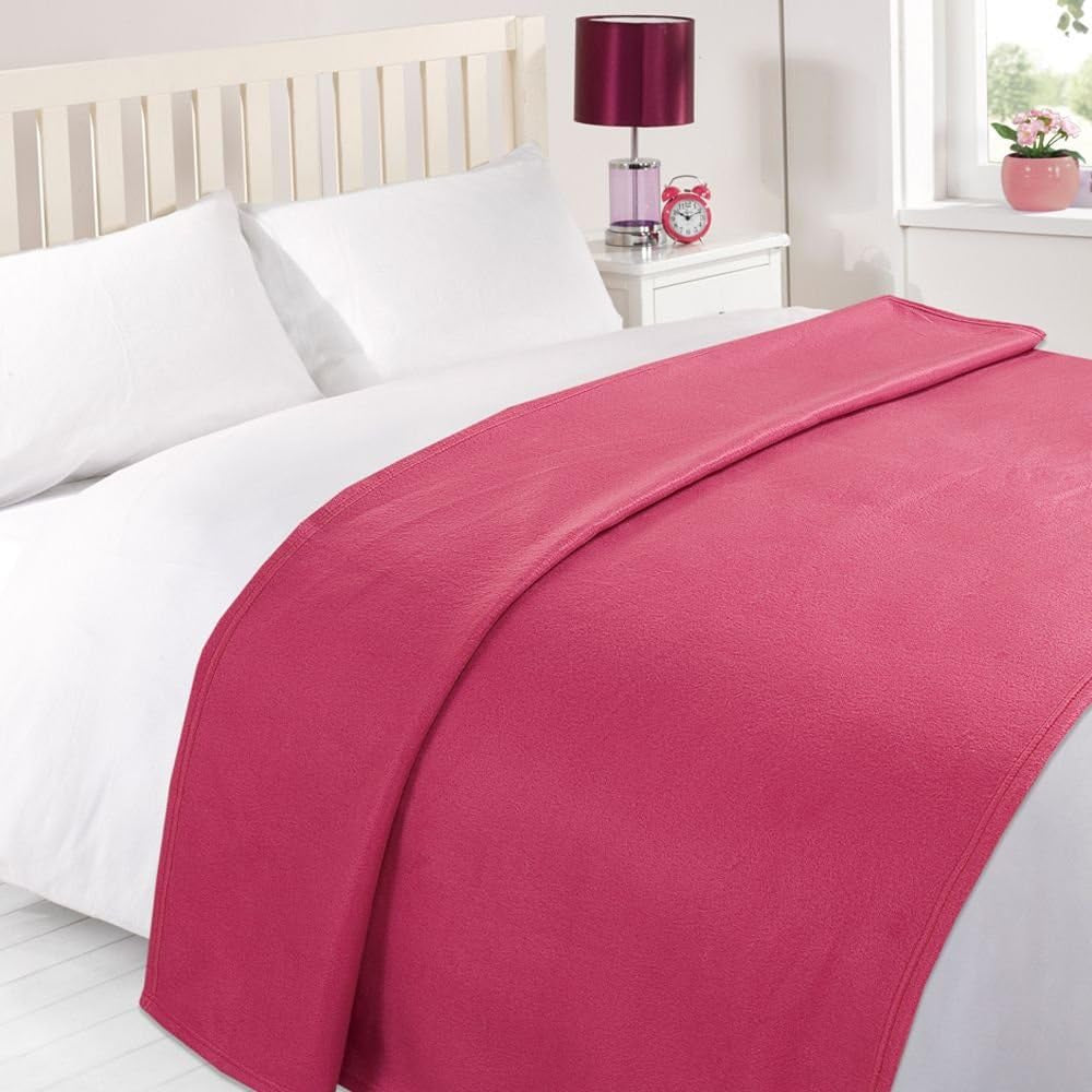 DREAMSCENE coperta, copriletto, fucsia Letti e coperte Besuche den DREAMSCENE-Store Rosa brillante 120 X 150 cm