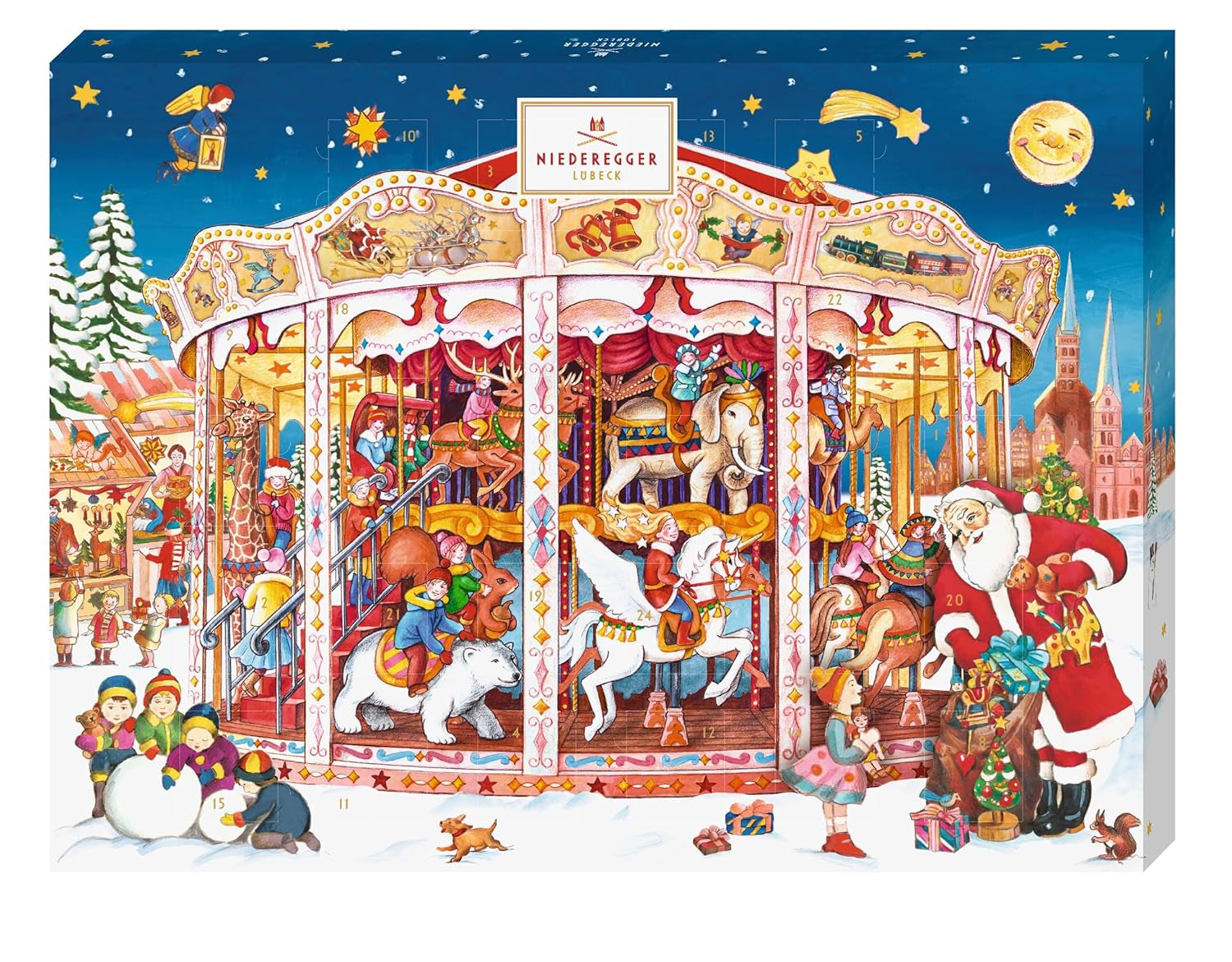 Calendario dell'Avvento Niederegger Carosello 500g