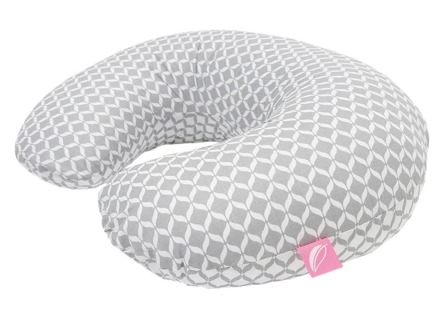Cuscino per allattamento ergonomico, Oeko-Tex Standard 100, beige Accessori per l'alimentazione e l'allattamento Bebe Naty Shop Grigio