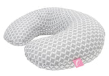 Cuscino per allattamento ergonomico, Oeko-Tex Standard 100, beige Accessori per l'alimentazione e l'allattamento Bebe Naty Shop Grigio