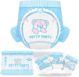 Pannolini stampati per adulti 5500-5800ml 10 pezzi - Slip da toilette (XL)