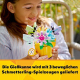 Set di irrigatori floreali 3 in 1 LEGO Creator, decorazione per la cameretta dei bambini, costruisci un irrigatore con un mazzo di fiori, stivali di gomma o 2 uccellini giocattolo, regalo creativo per ragazze e ragazzi di 8 anni 31149 Set da costruzione Besuche den LEGO-Store
