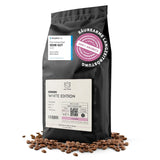 KING'S COFFEE - WHITE EDITION - miscela leggera 100% Arabica da Etiopia, Messico, Perù e Tanzania - torrefazione in piccoli lotti in Italia - caffè espresso in grani interi per macchine portafiltro - 1 kg