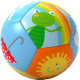 HABA Babyball Rainbow World - Palla morbida da 6 mesi con motivi meteorologici colorati, Ø 11 cm, perfetta per la prima cattura e giochi con la palla - 1306318001 Jucarii Bebe Naty Shop Titolo predefinito